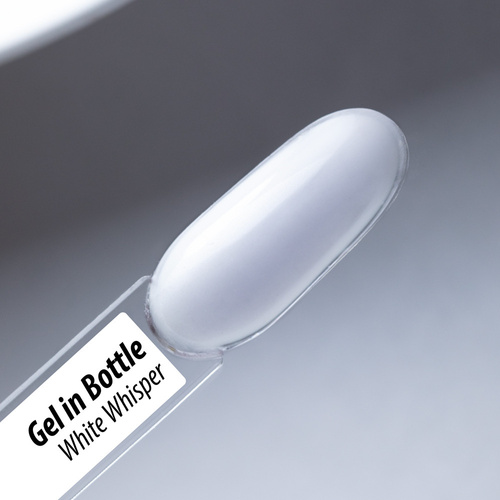 10+1gratis Żel budujący w butelce z pędzelkiem Gel in Bottle Molly Nails Pro Salon White Whisper HEMA/Di-HEMA Free 15g