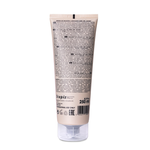 Маска для волосся Stapiz Sleek Line Blond з шовком, 250 мл