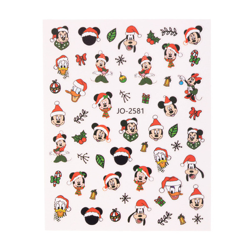 Weihnachtliche selbstklebende Nagelsticker JO-2581