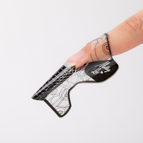 Chablons en plastique pour salon, destinés à la pose de faux ongles en gel et en acrylogel, MollyLac Emblem, 500 pièces