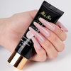 Gel acrílico Polygel para la extensión de uñas AcrylGel Molly Nails sin HEMA/Di-HEMA Sparkle Rose 30 ml