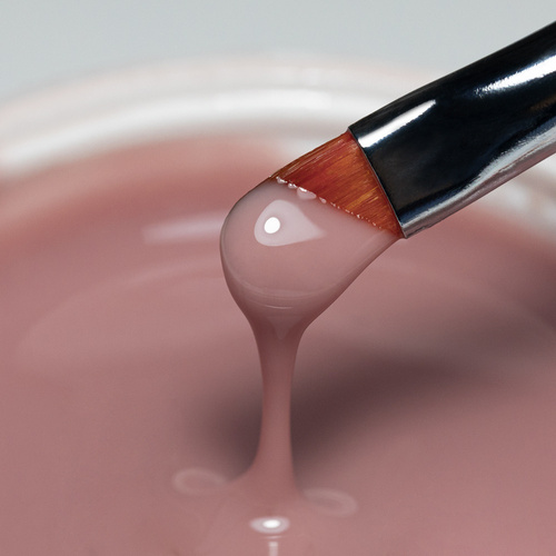 Selbstnivellierendes Nagelaufbaugel (Self-Leveling Builder Gel) für LED/UV, Perfect French Natural, HEMA/Di-HEMA-frei, 15 g
