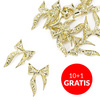 10+1 gratis Decorazioni per unghie a forma di fiocco 3D Molly Nails n. 2, 10 pezzi
