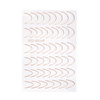 10+1 gratis Adesivi per unghie / French / Linea del sorriso francese MollyNails STZ-CS169 rosa dorato 48 pezzi