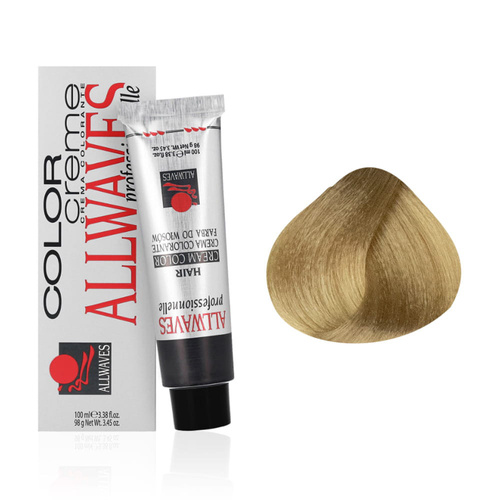 Allwaves Cream Color Haarfarbe – einzigartiges, einzigartiges, einzigartiges natürliches Blond 1000, 100 ml