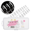 Tipsy do szybkiego przedłużania paznokci Flexi Tips AlleLac oval 240 szt