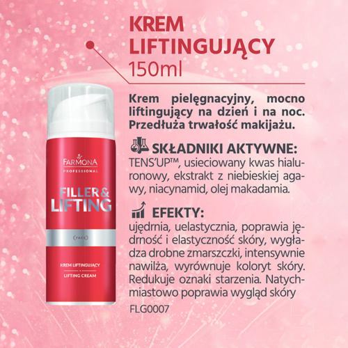 Krem liftingujący do twarzy Farmona Filler&Lifting 150ml