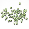 SS3 Peridot glass nail rhinestones, approx. 50 pcs
