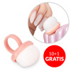 10+1 gratis: AlleLac-Entstaubungspinsel, rosa