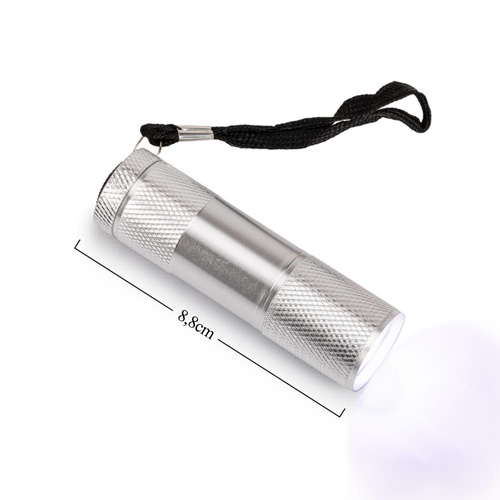 Mini latarka LED/UV 9W do paznokci ze stemplem do stampingu