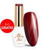5+1gratis Lakier hybrydowy LED/UV Gel Polish Reds Cat Eye Red Nr 231 Molly Nails HEMA/Di-HEMA Free 8g