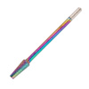 Fresa diamantata Unicorn arcobaleno, conica smussata, stretta, n. 2