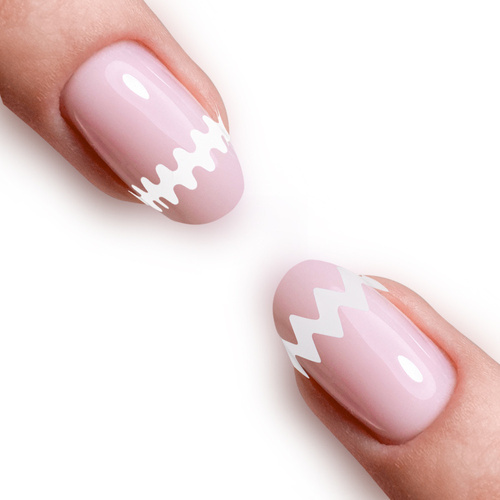 Strisce autoadesive per french manicure n. 9, circa 30 pezzi.