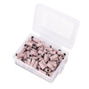 Kapturki do manicure i pedicure mandrele nakładki ścierne mini cylinder 3mm gradacja 240 różowe 50 szt.