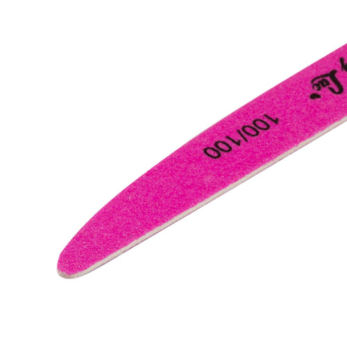Lime à ongles Infinity Slim 100/100 rose fluo, en bois bio, MollyLac