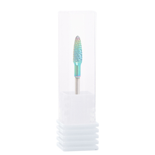Profesjonalny frez kobaltowo wolframowy tęczowy model Middle flame F 3/32" Nr 7
