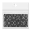 Folia transferowa do paznokci 80 cm Flower black Nr 1