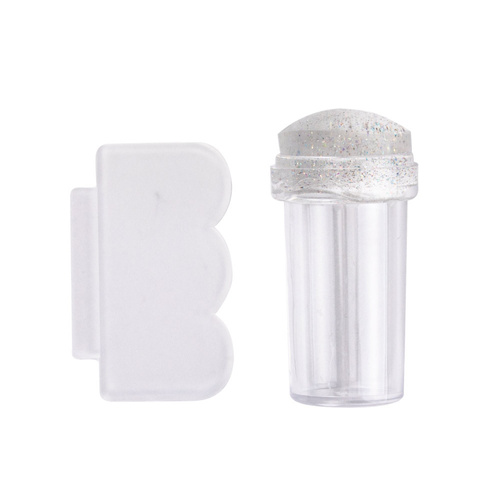 Tampon en silicone pour plaques, diamètre 2,3 cm, transparent