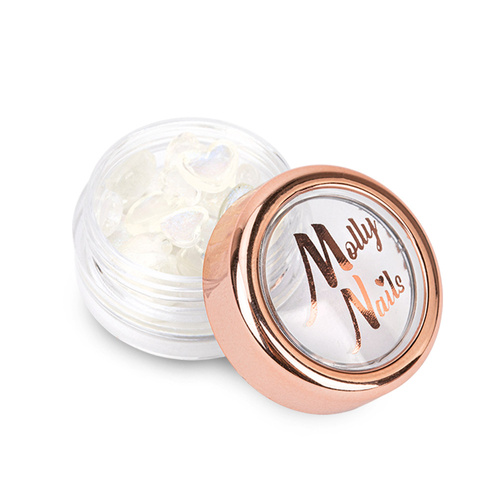 3D-Herz-Nageldekoration Molly Nails Nr. 1, 40 Stück