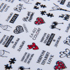 Thin self-adhesive Valentine's Day nail stickers CA-625