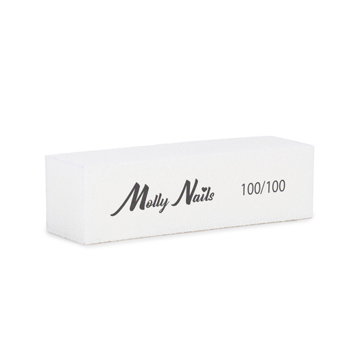 Molly Nails 100/100 Premium White Polishing Block