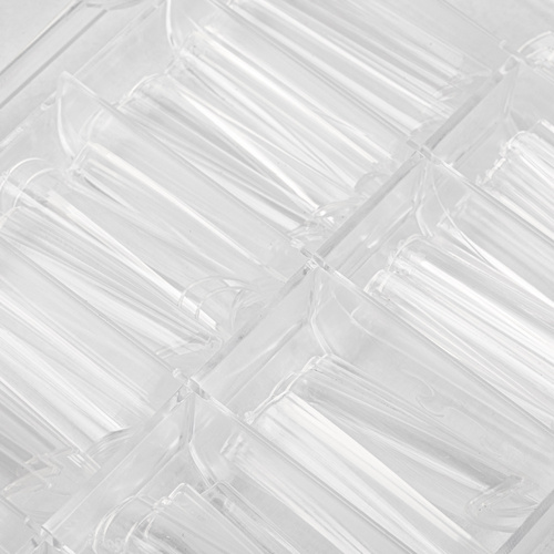 Tips para la extensión rápida de uñas Nail Tips NTN Premium, forma cuadrada con túnel, 100 unidades