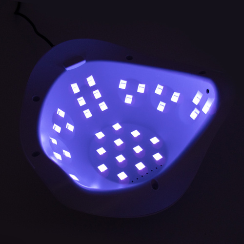 Lampa do paznokci UV/LED 120W No Name do lakierów hybrydowych biała X5 Plus