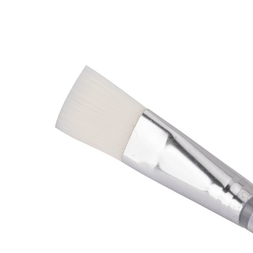 Brush for applying algae, masks, paraffin, white wax