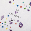Autocollants pour ongles fins et autocollants sur le thème des fêtes STZ-CS187