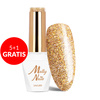 5+1 gratis Molly Nails Sensual Aurelie HEMA/Di-HEMA-freier Hybridlack 8 g Nr. 208