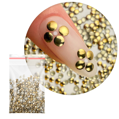 ShinePins smooth studs, glitter decorations for nails, large, NTN Premium No. 3, 5g