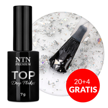 20+4 gratis Top Drop Flakes Prismatic top no wipe senza risciacquo NTN Premium 7 g