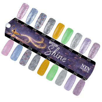 Campionario Ntn Premium Mystery Shine lucido e opaco, 9 colori