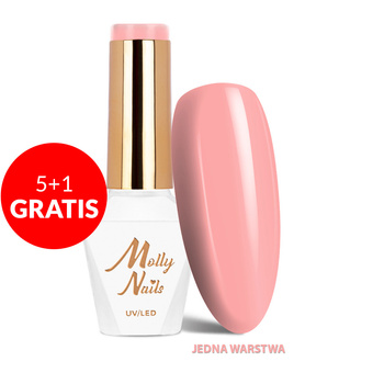 5+1 gratis Smalto ibrido Molly Nails Wedding Yes, I Do Sweet Princess HEMA/Di-HEMA Free 8 g n. 25