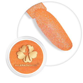 Polvere per unghie Sequin Quartz Effect Allepaznokcie Orangello Nr 26