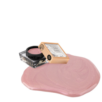 Gel modelador para uñas sin HEMA ni Di-HEMA con aceite de árbol de té MollyLac HerbaLine Shiny Flakes by Gosia Kruś 5 g