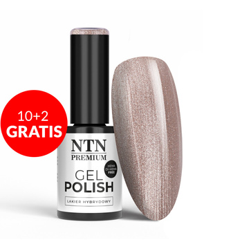 10 + 2 gratuits - Vernis hybride LED/UV Gel Polish Browns n° 525 Édition limitée NTN Premium sans HEMA/Di-HEMA 5 g