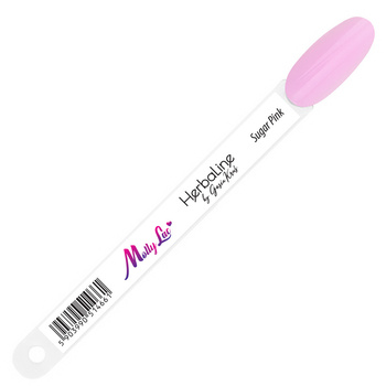 Campionario di bastoncini per gel modellante MollyLac HerbaLine Sugar Pink di Gosia Kruś