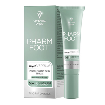 Serum für problematische Haut mit ozonisiertem Olivenöl und Kräutern von Victoria Vynn Pharm Foot mycoVERRUM 15 ml