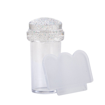 Sello de silicona para moldes, diámetro 2,3 cm, transparente