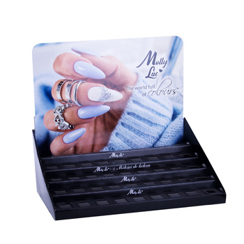 Espositore per 45 smalti ibridi da 10 ml, vecchio modello MollyLac – vuoto, edizione Inverno