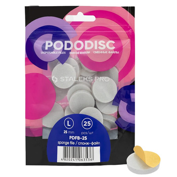 Dischi abrasivi sostituibili per PODODISC Staleks Expert, misura L 25 mm, 25 pz