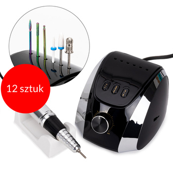 Lot de 12 machines à manucure et pédicure 68 W, marque No Name, noir, modèle M13, 35 000 tours/minute