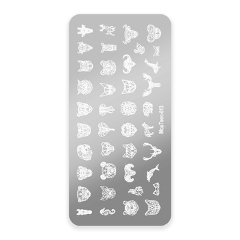 Placa para sellos con motivos Mouteen n.º 013