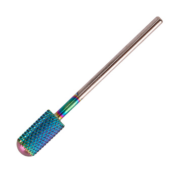 Professioneller Kobalt-Wolfram-Fräser, Regenbogenmodell, Barrel Smooch Top M 3/32" Nr. 5