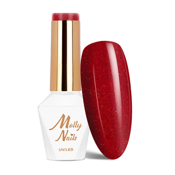 Smalto ibrido Molly Nails Elite Women Russian Glitter senza HEMA/Di-HEMA 8 g n. 40