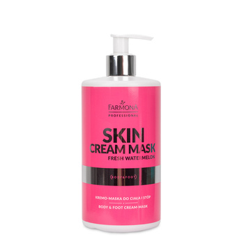 Farmona Skin Cream Mask Fresh Watermelon – Körper- und Fußcreme-Maske, 500 ml