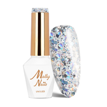 Molly Nails Hybridlack „Crushed Diamonds Dreaming in Vegas“, HEMA/Di-HEMA-frei, 8 g, Nr. 538