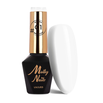Smalto ibrido Molly Nails Classic di Monika Mielniczuk, senza HEMA/Di-HEMA, 8 g, n. C1