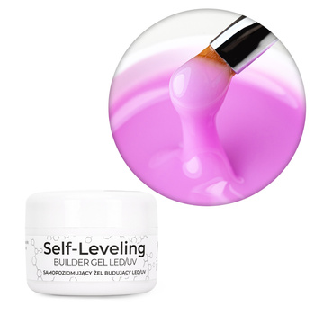 Gel modellante autolivellante, duro, di media densità, NTN Premium Violet, senza HEMA/Di-HEMA, 15 g